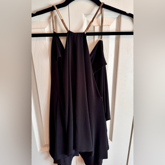 Express Halter Gold Chain Top - Picture 2 of 2